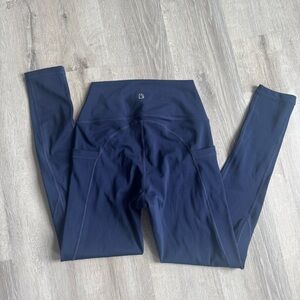 BuffBunny Navy High-Rise Athletic Leggings